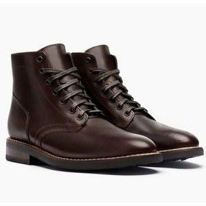 Thursday Boots Burgundy Leather Ankle Boots